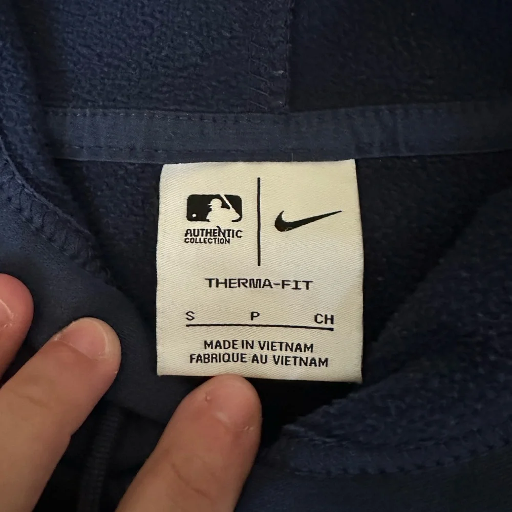 Nike Tampa Bay Rays Blue Hoodie Womens Small - Picture 2 of 2